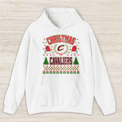 Cleveland Cavaliers Merry Christmas NBA Gift For Fan Cute Santa Hohoho Unisex Hoodie TAS21695