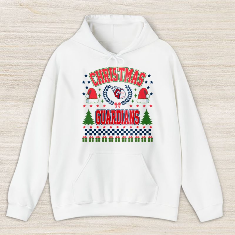 Cleveland Guardians Merry Christmas MLB Gift For Fan Cute Santa Hohoho Unisex Hoodie TAS21699