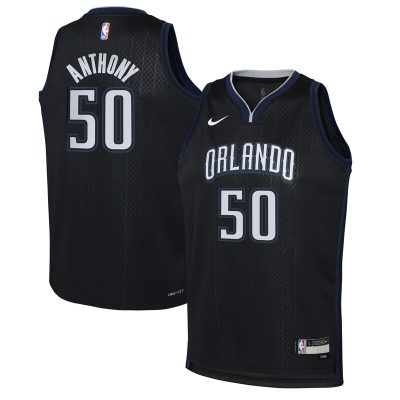 Cole Anthony Orlando Magic Youth 2022/23 Swingman Jersey - City Edition - Black