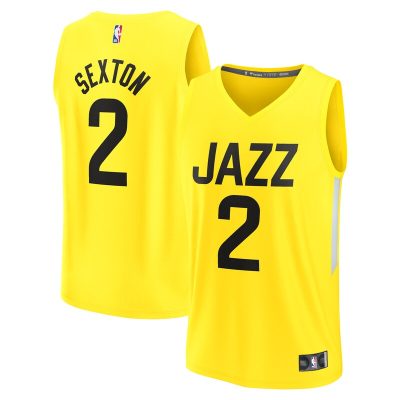 Collin Sexton Utah Jazz Youth Fast Break Player Jersey - Icon Edition - Yellow