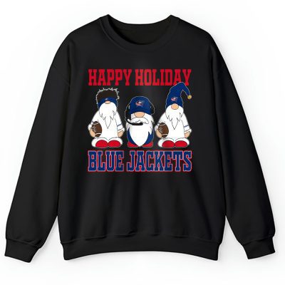 Columbus Blue Jackets Merry Christmas NHL Gift For Fan Christmas Gnomes Unisex Sweatshirt TAH21350