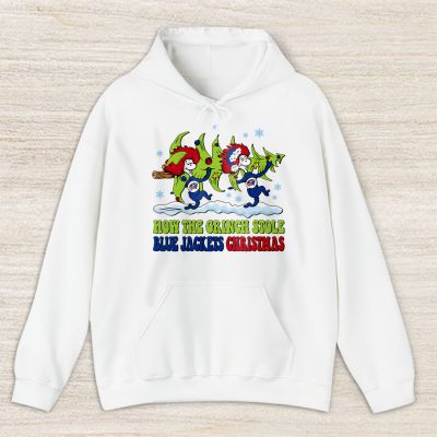 Columbus Blue Jackets Merry Christmas NHL Gift For Fan Cute Grinch Unisex Hoodie TAS21664