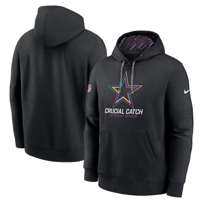 Dallas Cowboys 2024 NFL Crucial Catch Club Pullover Hoodie - Black