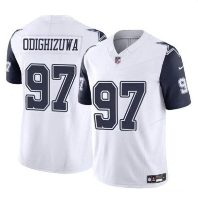 Dallas Cowboys #97 Osa Odighizuwa White F.U.S.E Vapor Untouchable Limited Football Stitched Jersey