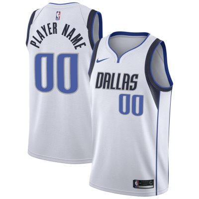 Dallas Mavericks 2020/21 Swingman Custom Jersey - Association Edition - White