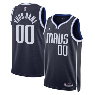 Dallas Mavericks 2022/23 Swingman Custom Jersey - Statement Edition - Navy