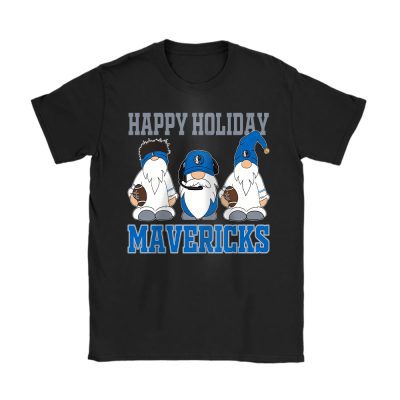 Dallas Mavericks Merry Christmas NBA Gift For Fan Christmas Gnomes Unisex T-Shirt Cotton Tee TAT21385