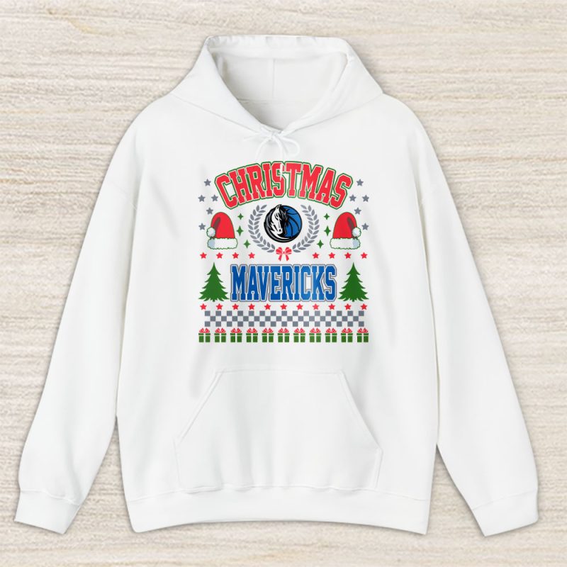 Dallas Mavericks Merry Christmas NBA Gift For Fan Cute Santa Hohoho Unisex Hoodie TAS21711