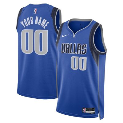 Dallas Mavericks Swingman Custom Jersey Blue - Icon Edition