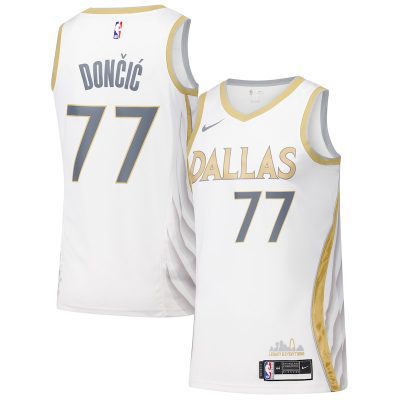 Dallas Mavericks Swingman Player Jersey - City Edition - White