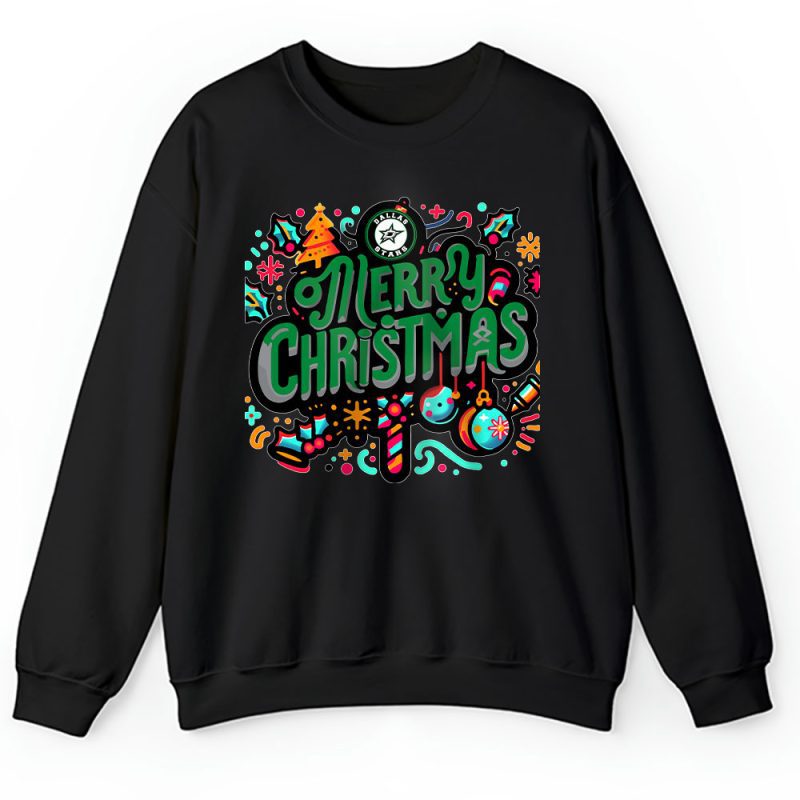 Dallas Stars Merry Christmas NHL Gift For Fan Christmas Funny Unisex Sweatshirt TAH21386