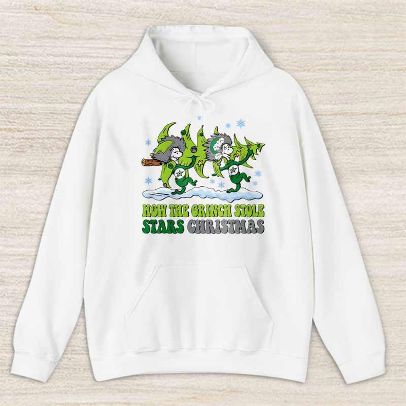 Dallas Stars Merry Christmas NHL Gift For Fan Cute Grinch Unisex Hoodie TAS21712