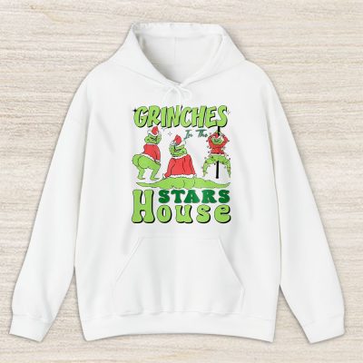 Dallas Stars Merry Christmas NHL Gift For Fan Cute Grinch Unisex Hoodie TAS21713