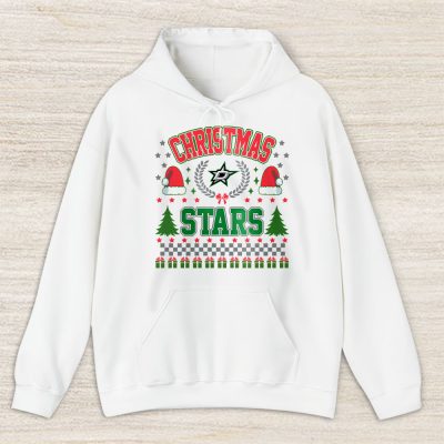 Dallas Stars Merry Christmas NHL Gift For Fan Cute Santa Hohoho Unisex Hoodie TAS21715