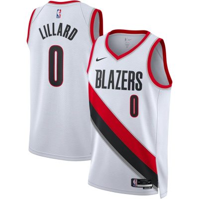 Damian Lillard Portland Trail Blazers Swingman Jersey - Association Edition - White