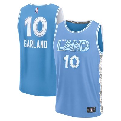 Darius Garland Cleveland Cavaliers 2024/25 Fast Break Player Jersey - City Edition - Light Blue