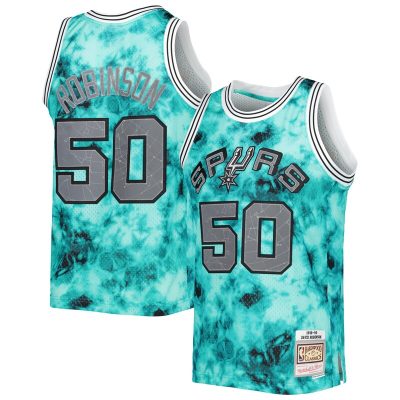 David Robinson San Antonio Spurs 1998/99 Galaxy Swingman Jersey - Teal