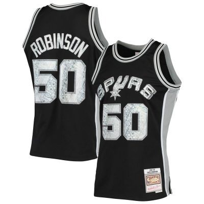 David Robinson San Antonio Spurs 1998/99 Hardwood Classics NBA 75th Anniversary Diamond Swingman Jersey - Black