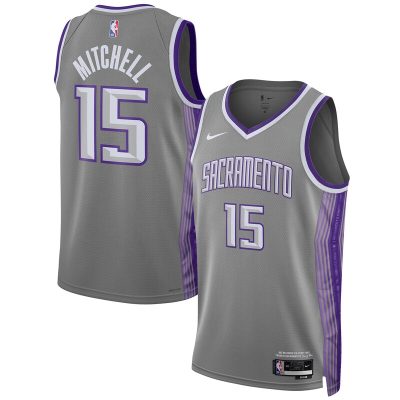 Davion Mitchell Sacramento Kings 2022/23 Swingman Jersey - City Edition - Anthracite