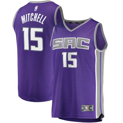 Davion Mitchell Sacramento Kings Youth Fast Break Replica Jersey Purple - Icon Edition