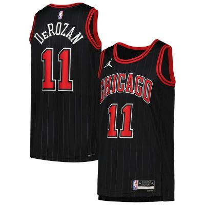 DeMar DeRozan Chicago Bulls Swingman Jersey - Statement Edition - Black