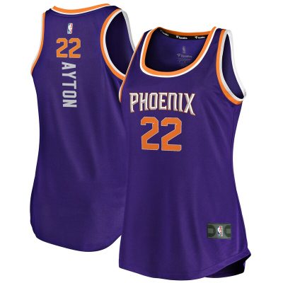 Deandre Ayton Phoenix Suns Women's Fast Break Tank Jersey - Icon Edition - Purple