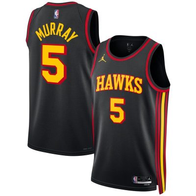 Dejounte Murray Atlanta Hawks Swingman Jersey - Statement Edition - Black