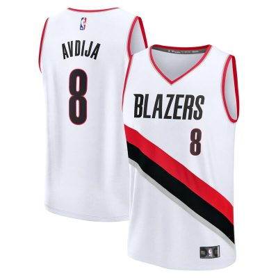 Deni Avdija Portland Trail Blazers Youth Fast Break Replica Player Jersey - Association - White Edition