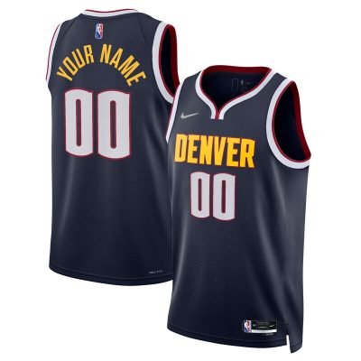 Denver Nuggets 2021/22 Diamond Swingman Custom Jersey - Icon Edition - Navy