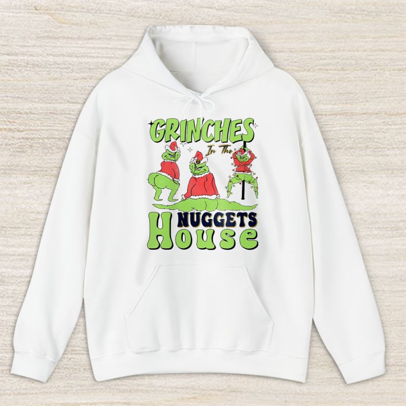 Denver Nuggets Merry Christmas NBA Gift For Fan Cute Grinch Unisex Hoodie TAS21719