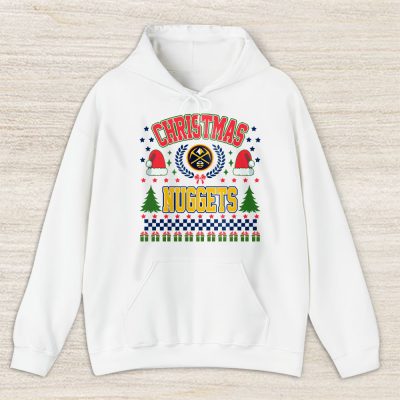 Denver Nuggets Merry Christmas NBA Gift For Fan Cute Santa Hohoho Unisex Hoodie TAS21723