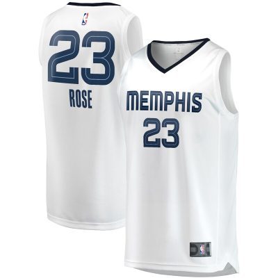 Derrick Rose Memphis Grizzlies Youth Fast Break Player Jersey - Association Edition - White