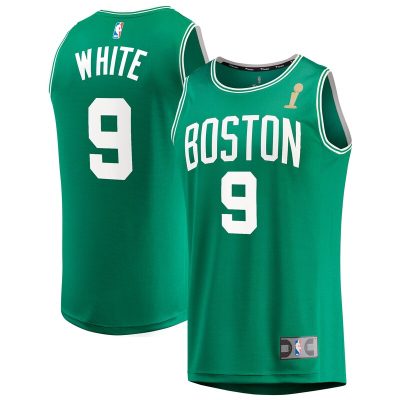 Derrick White Boston Celtics 2024 NBA Finals Champions Fast Break Replica Player Jersey - Kelly Green - Icon Edition