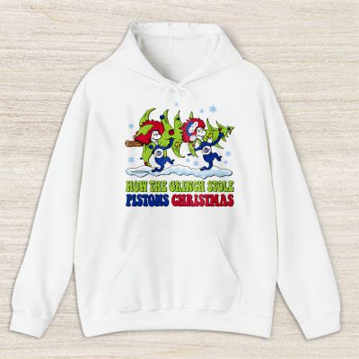 Detroit Pistons Merry Christmas NBA Gift For Fan Cute Grinch Unisex Hoodie TAS21716