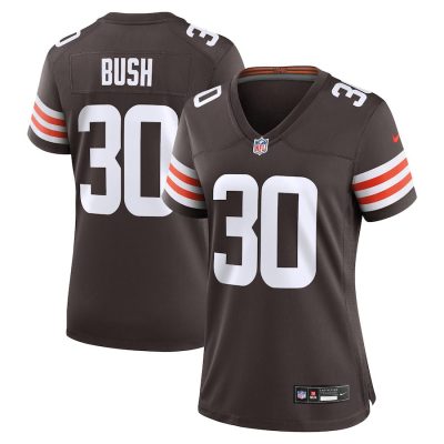 Devin Bush Cleveland Browns Women's Game Jersey - Brown