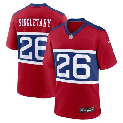 Devin Singletary New York Giants Youth Alternate Player Game Jersey - Century Red