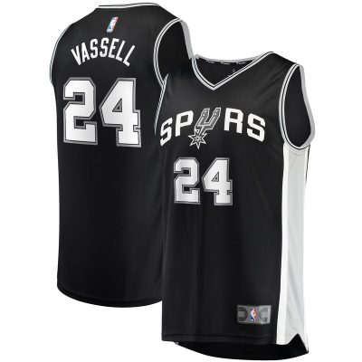 Devin Vassell San Antonio Spurs Fast Break Replica Jersey - Icon Edition - Black