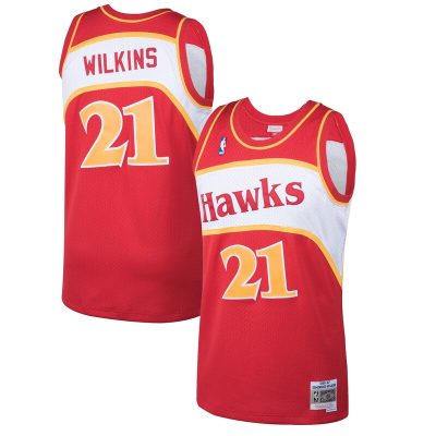 Dominique Wilkins Atlanta Hawks 1986/87 Hardwood Classics Swingman Jersey - Red