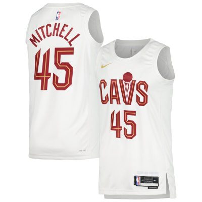 Donovan Mitchell Cleveland Cavaliers Swingman Jersey - Association Edition - White