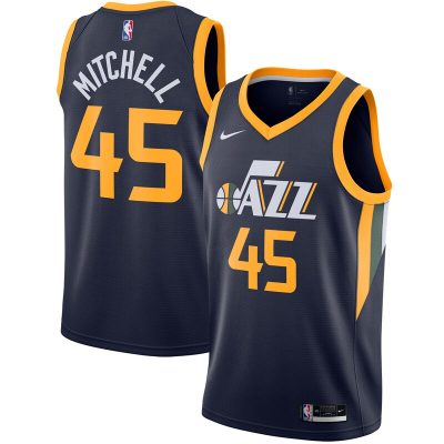 Donovan Mitchell Utah Jazz 2020/21 Swingman Jersey - Navy - Icon Edition