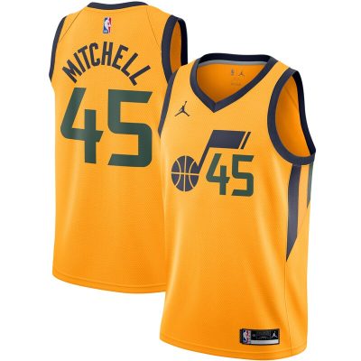 Donovan Mitchell Utah Jazz 2020/21 Swingman Jersey - Statement Edition - Gold