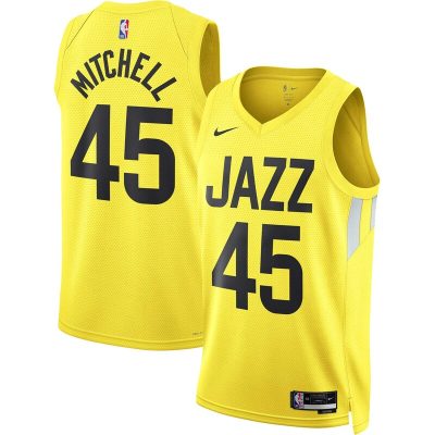 Donovan Mitchell Utah Jazz Swingman Jersey - Icon Edition - Gold