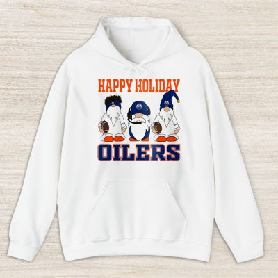 Edmonton Oilers Merry Christmas NHL Gift For Fan Christmas Gnomes Unisex Hoodie TAS21406