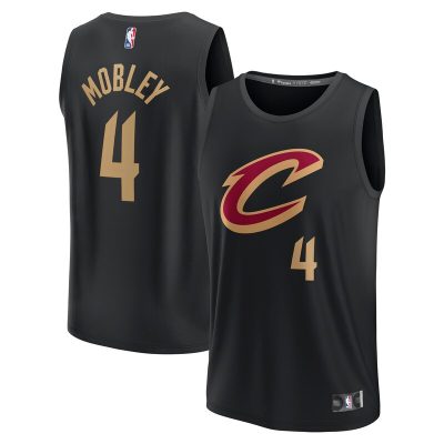 Evan Mobley Cleveland Cavaliers Fast Break Replica Player Jersey - Statement Edition - Black