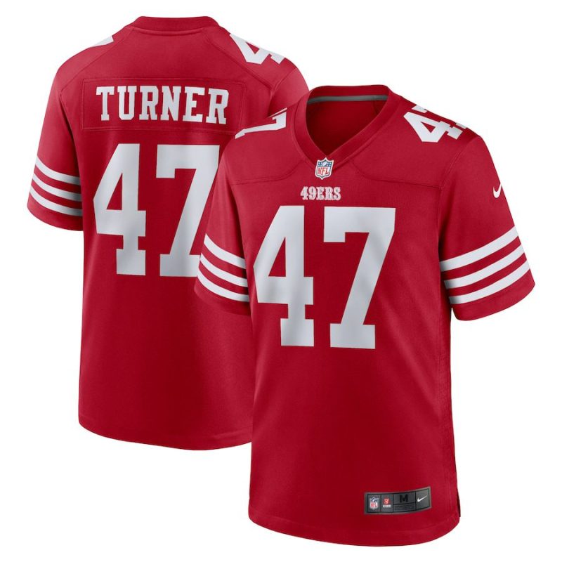 Ezekiel Turner San Francisco 49ers Team Game Jersey - Scarlet