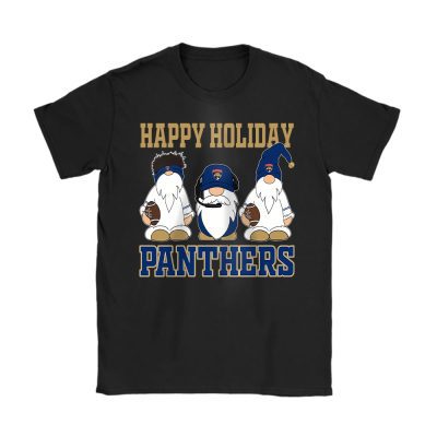 Florida Panthers Merry Christmas NHL Gift For Fan Christmas Gnomes Unisex T-Shirt Cotton Tee TAT21410