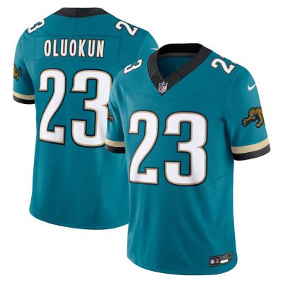 Foye Oluokun Jacksonville Jaguars Prowler Throwback Vapor F.U.S.E. Limited Jersey - Teal