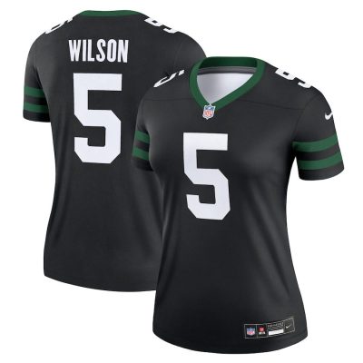 Garrett Wilson New York Jets Women's Alternate Legend Jersey - Legacy Black