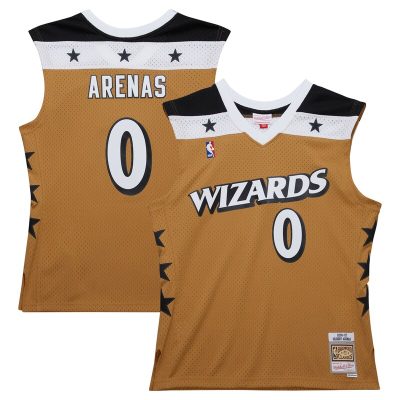 Gilbert Arenas Washington Wizards 2006/07 Hardwood Classics Swingman Jersey - Gold