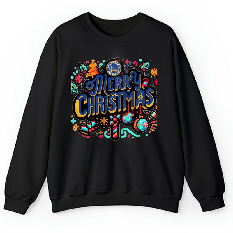 Golden State Warriors Merry Christmas NBA Gift For Fan Christmas Funny Unisex Sweatshirt TAH21411